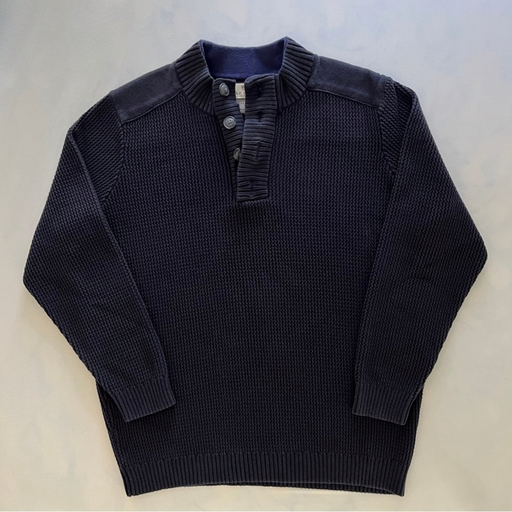 Oak Hill Men's 1/4 Zip Waffle Knit Pullover Sweater XXL Tall